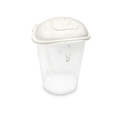 Cesto De Roupas Cajovil Fofura Translúcido 41 Litros